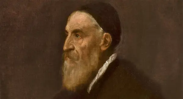 Portret starca z brodą i czarną czapką, jedno z wybitnych dzieł Tycjana.